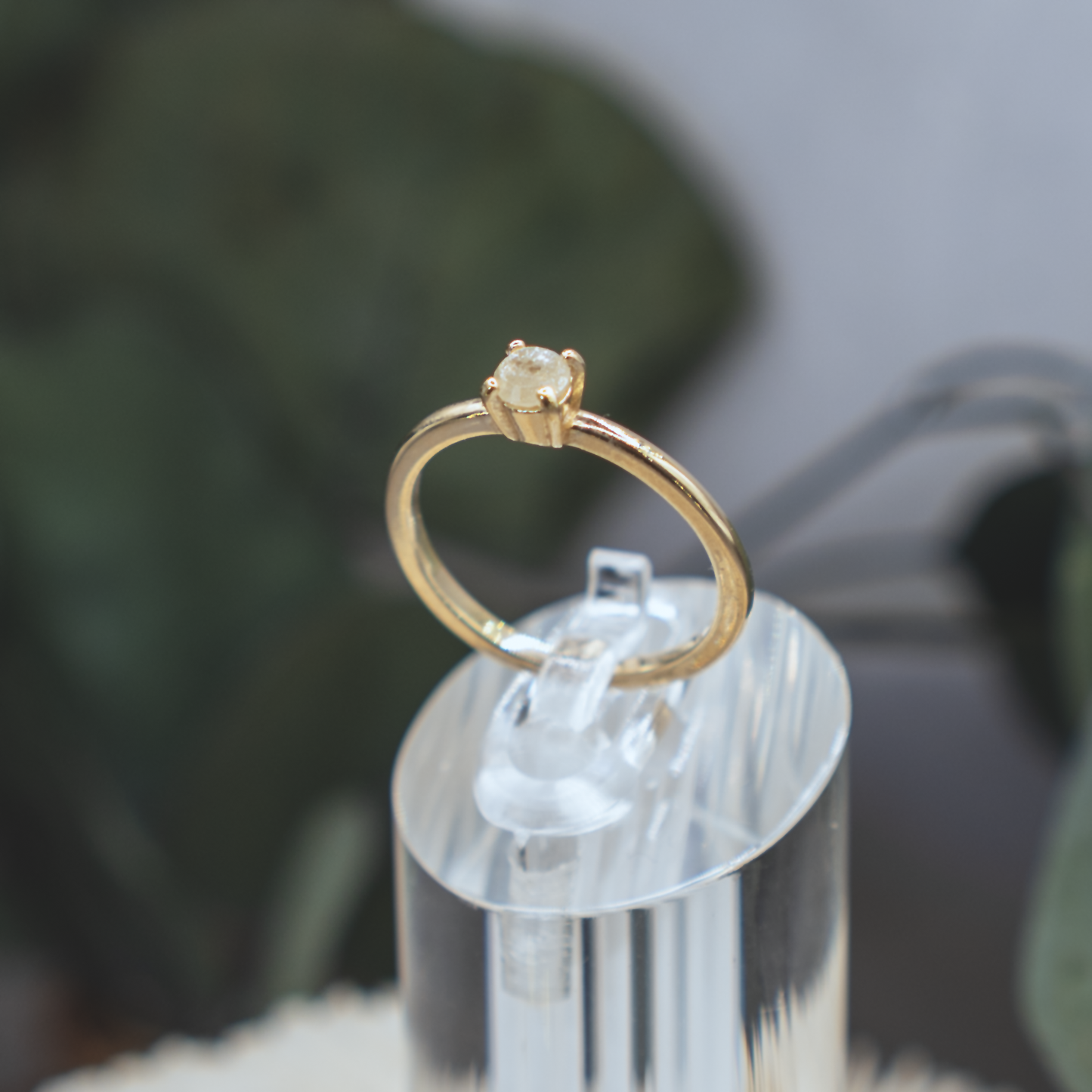 Fine Rustic Diamond Ring I - 14K Gold & Rustic Diamond