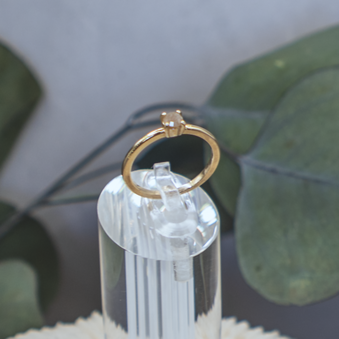 Fine Rustic Diamond Ring II - 14K Gold & Rustic Diamond