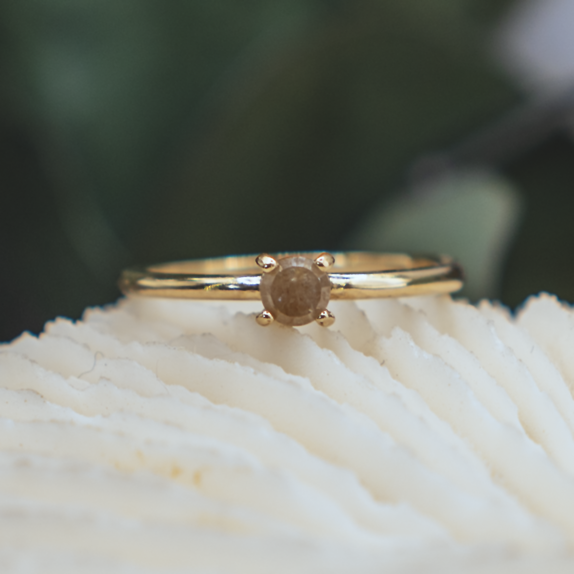 Fine Rustic Diamond Ring II - 14K Gold & Rustic Diamond