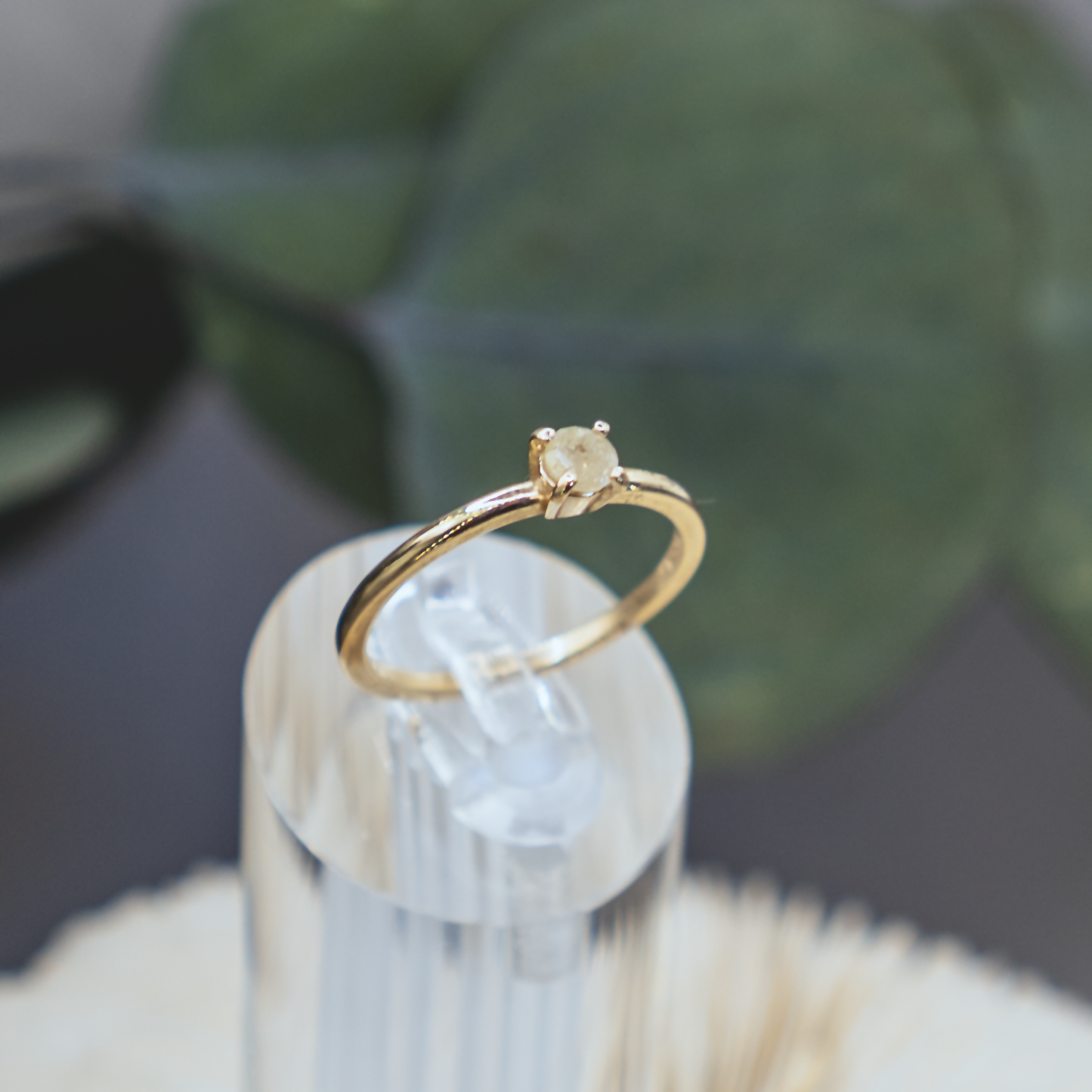 Fine Rustic Diamond Ring III - 14K Gold & Rustic Diamond