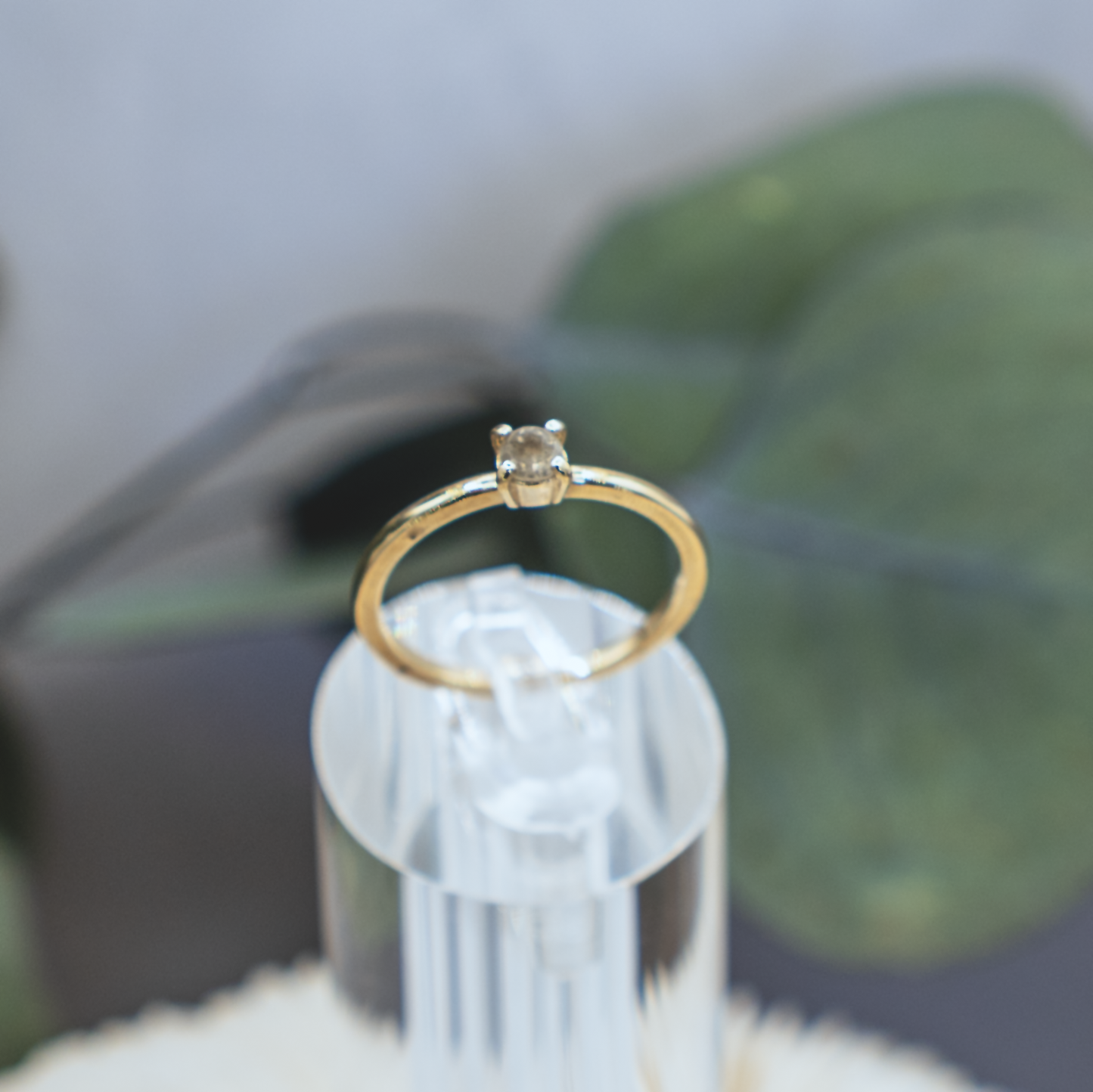 Fine Rustic Diamond Ring IIV - 14K Gold & Rustic Diamond
