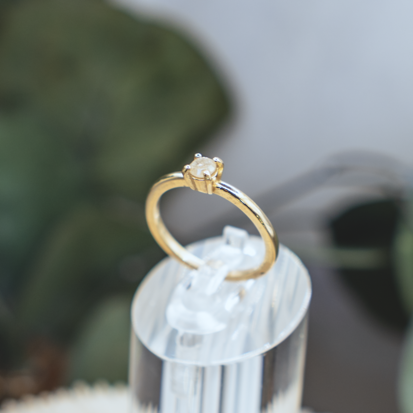 Fine Rustic Diamond Ring VI - 14K Gold & Rustic Diamond