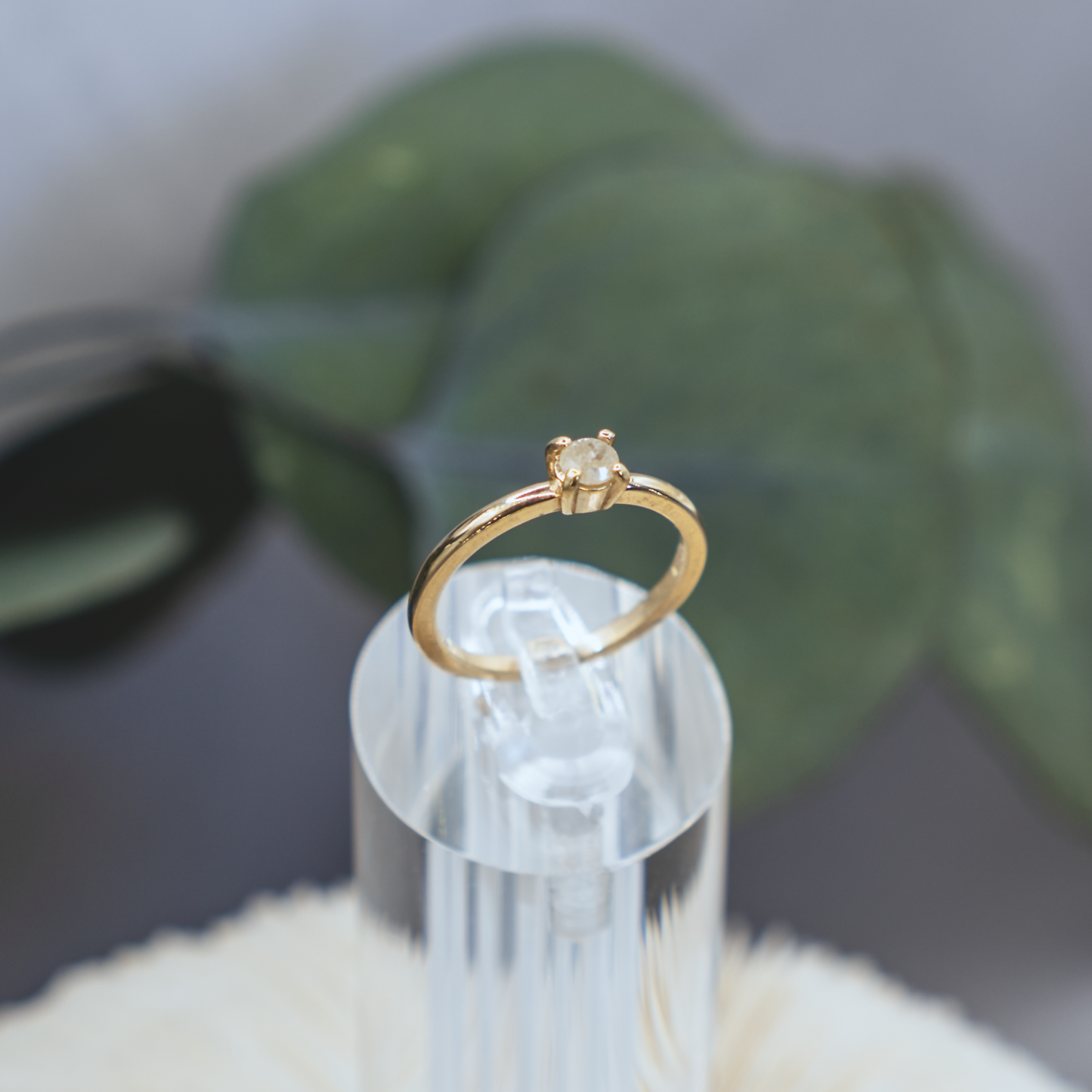 Fine Rustic Diamond Ring VI - 14K Gold & Rustic Diamond