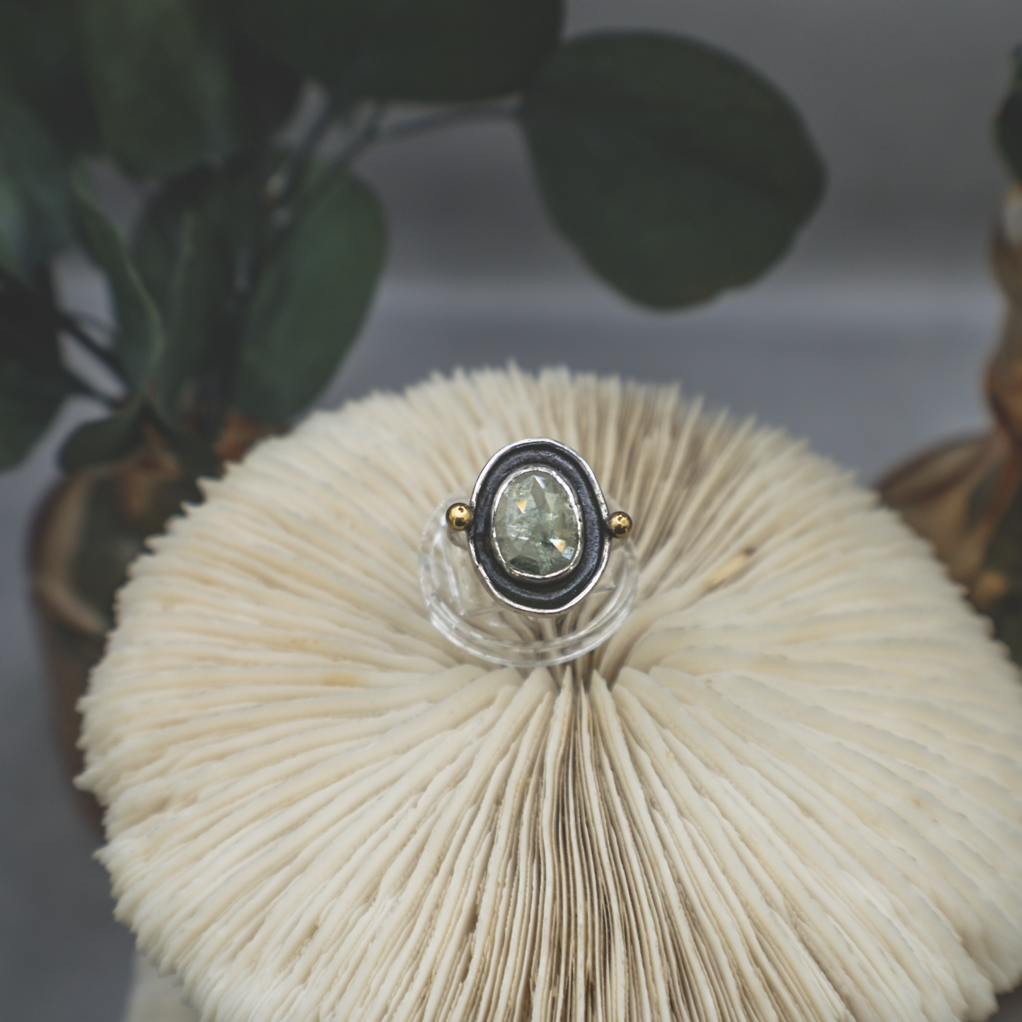 Polestar Ring - Aquamarine Silver Ring V