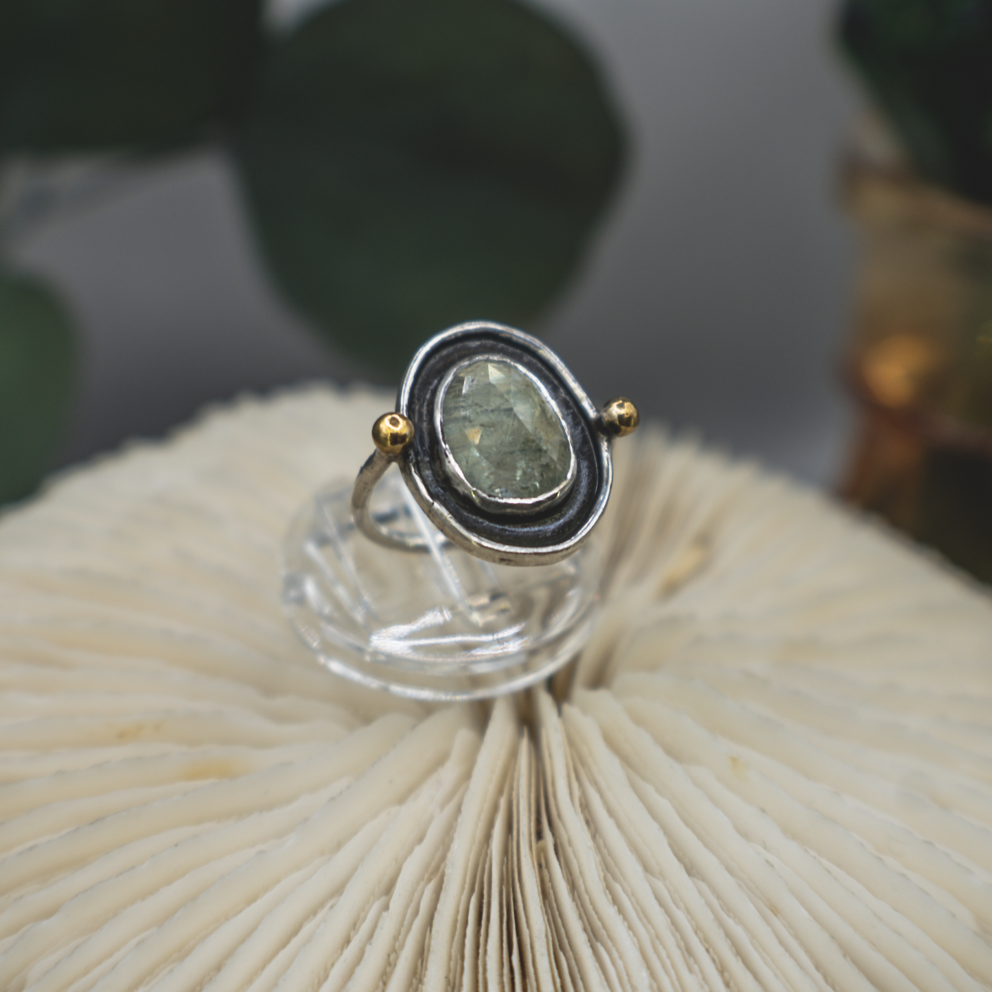 Polestar Ring - Aquamarine Silver Ring V