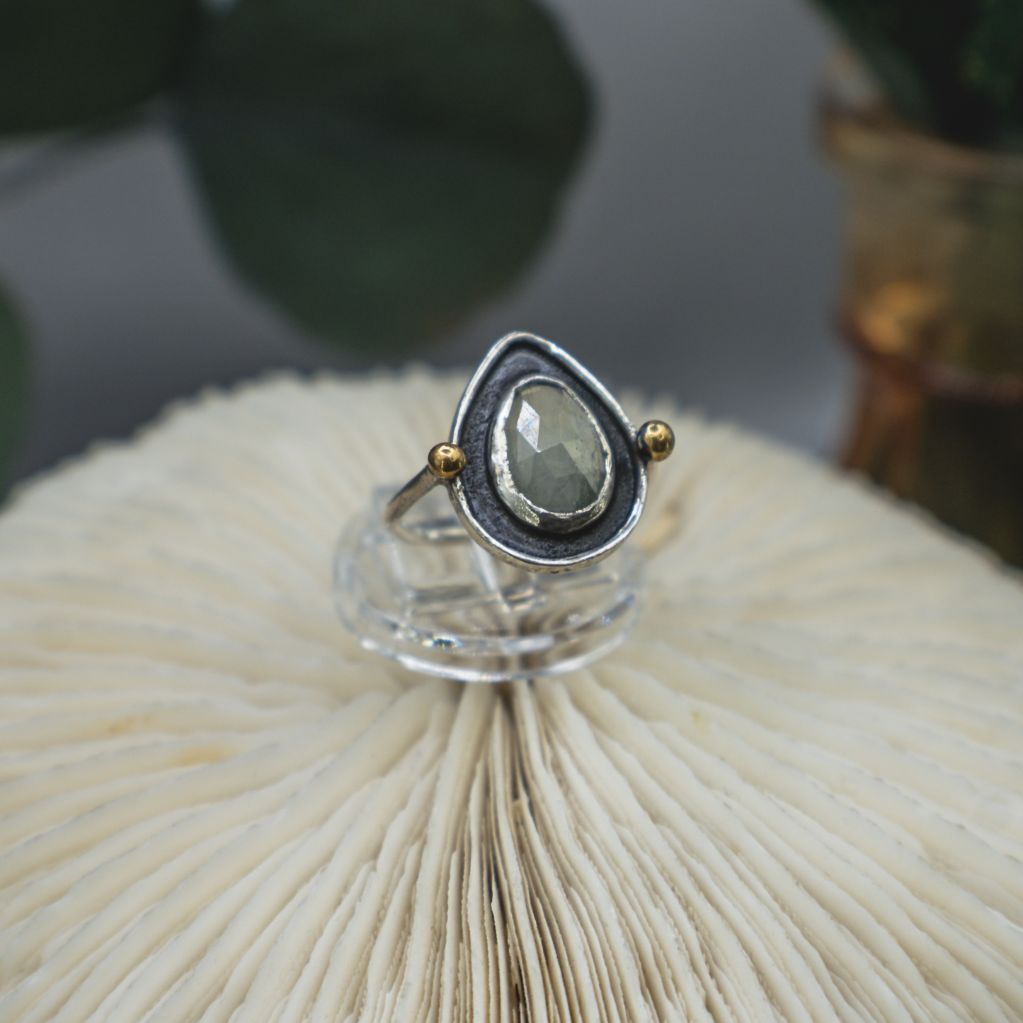 Polestar Ring - Aquamarine Silver Ring II