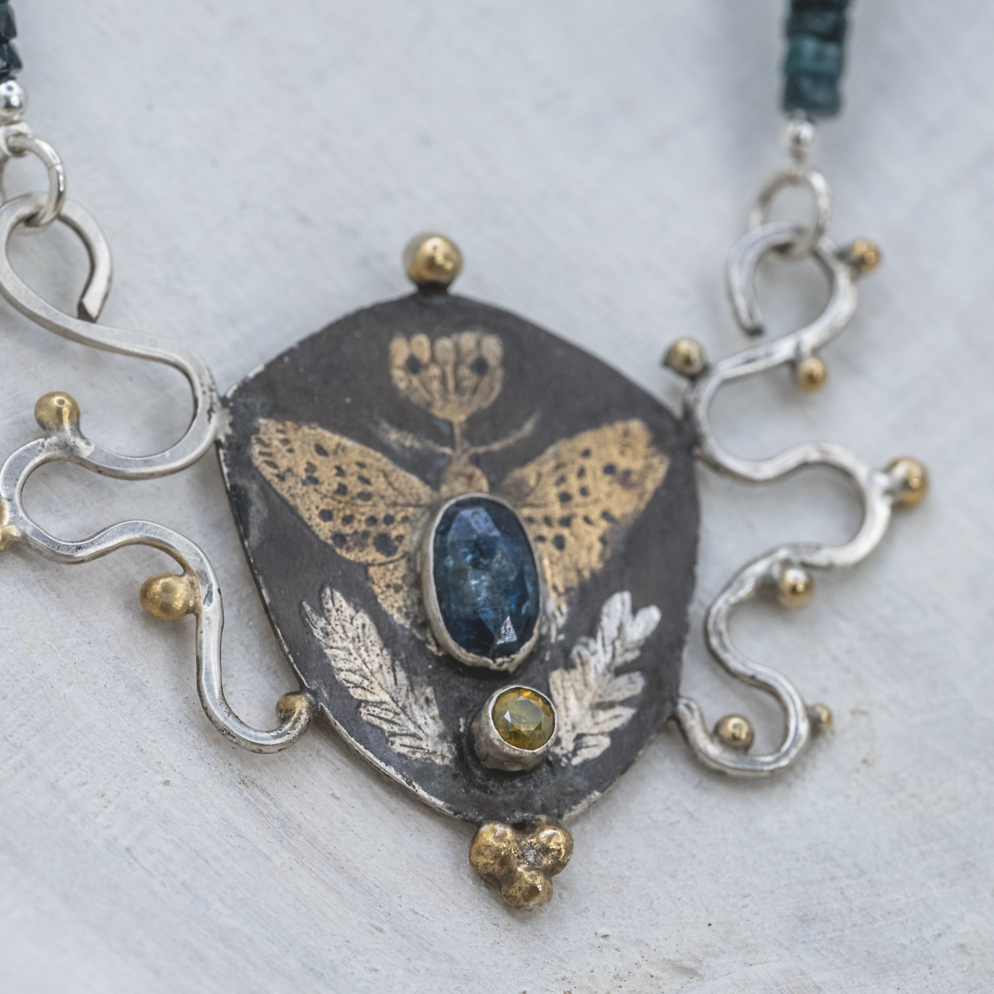 Nouveau Modern Butterfly Necklace