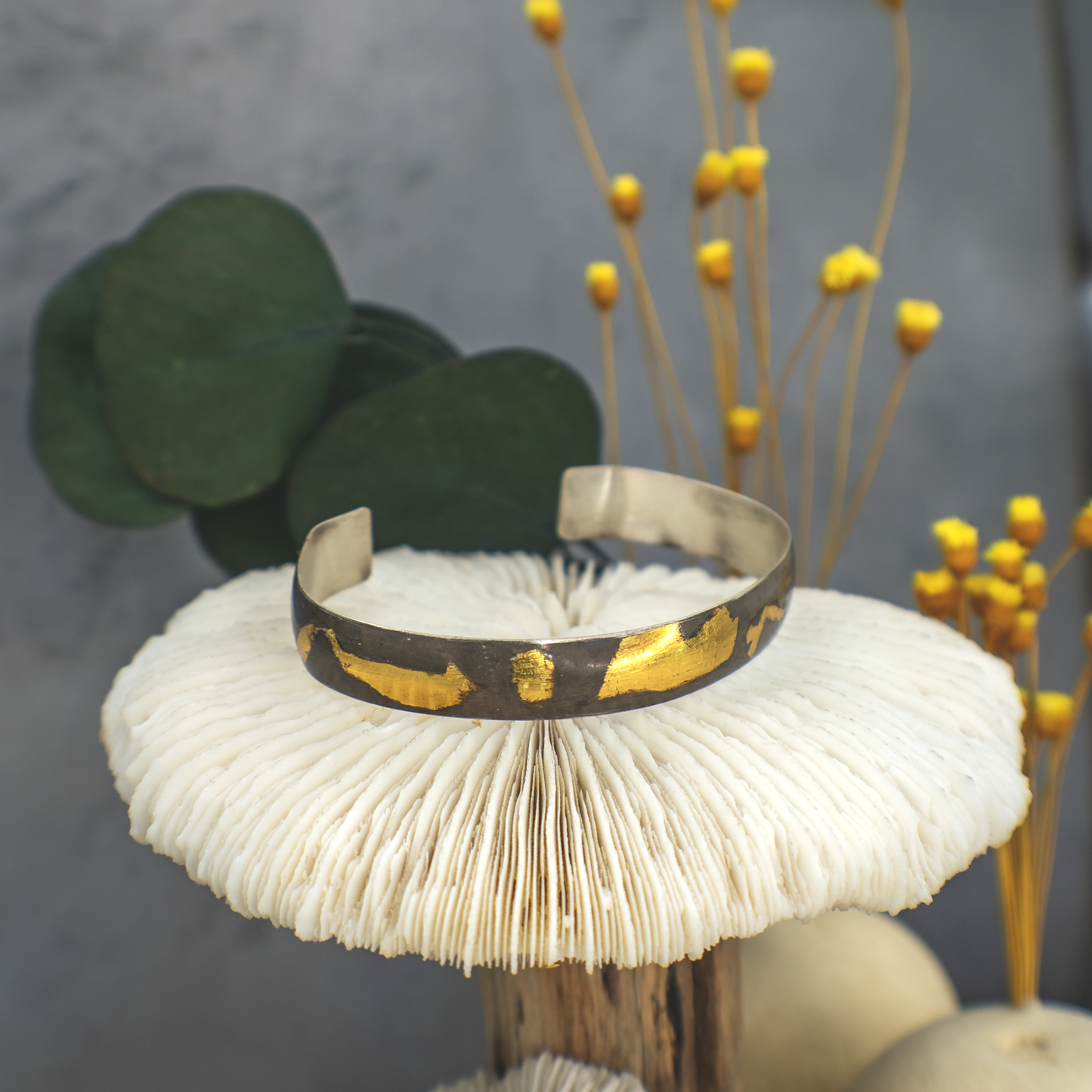 Gold Painted Cuff