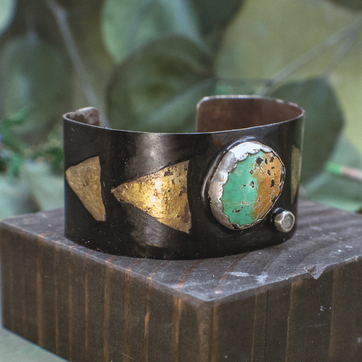 Rustic Turquoise Cuff