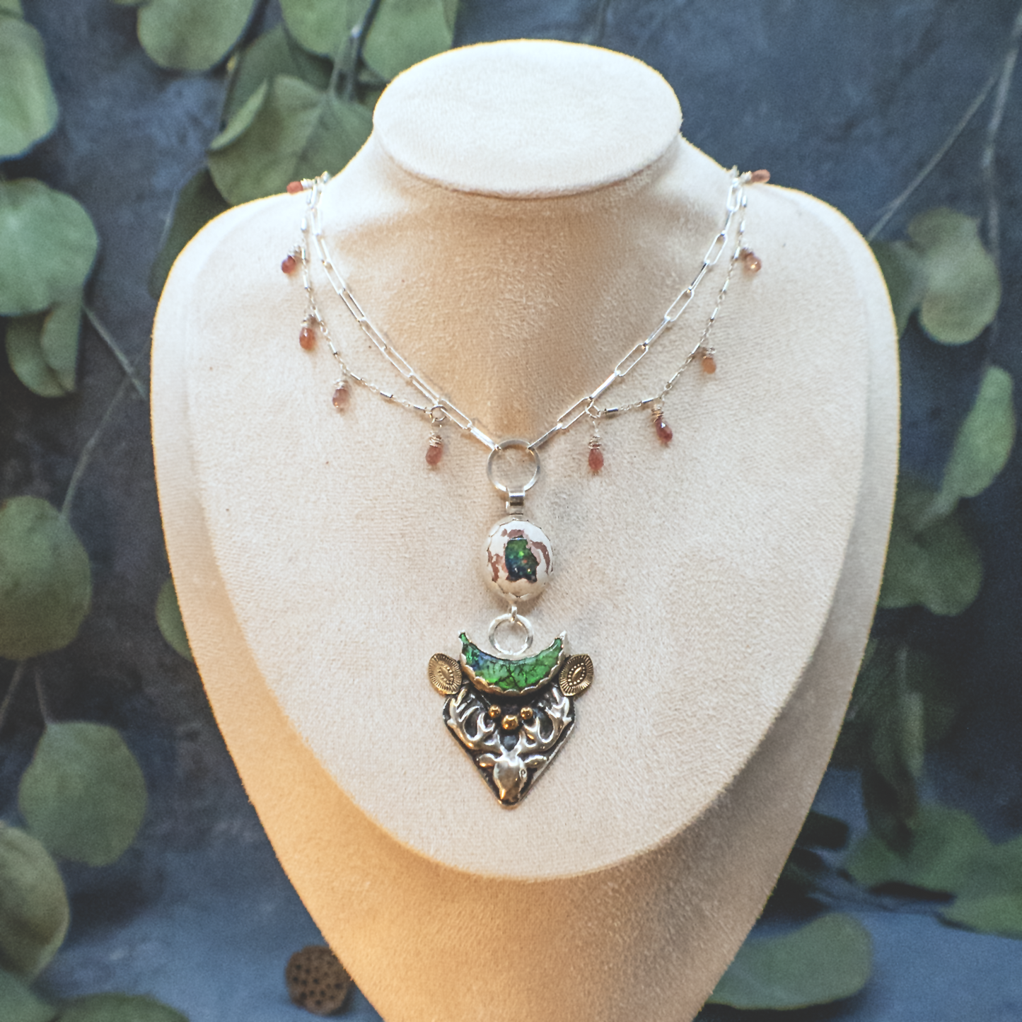 Opal Deer Necklace I