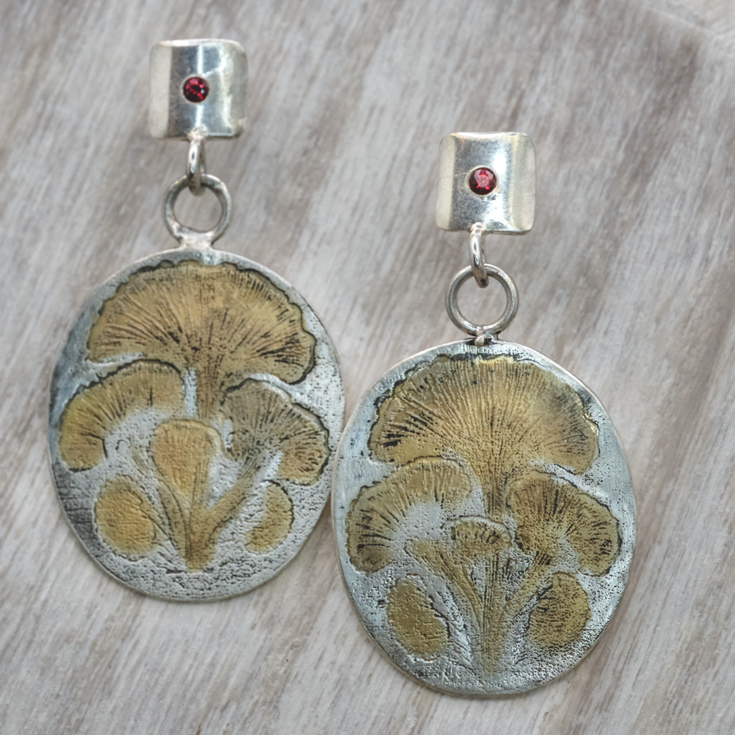 Golden Chanterelle Earrings