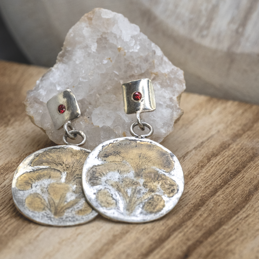 Golden Chanterelle Earrings