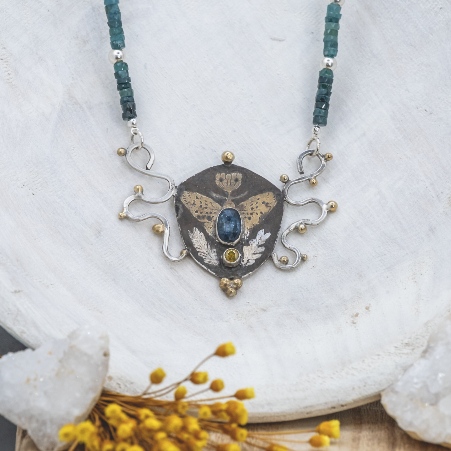 Nouveau Modern Butterfly Necklace