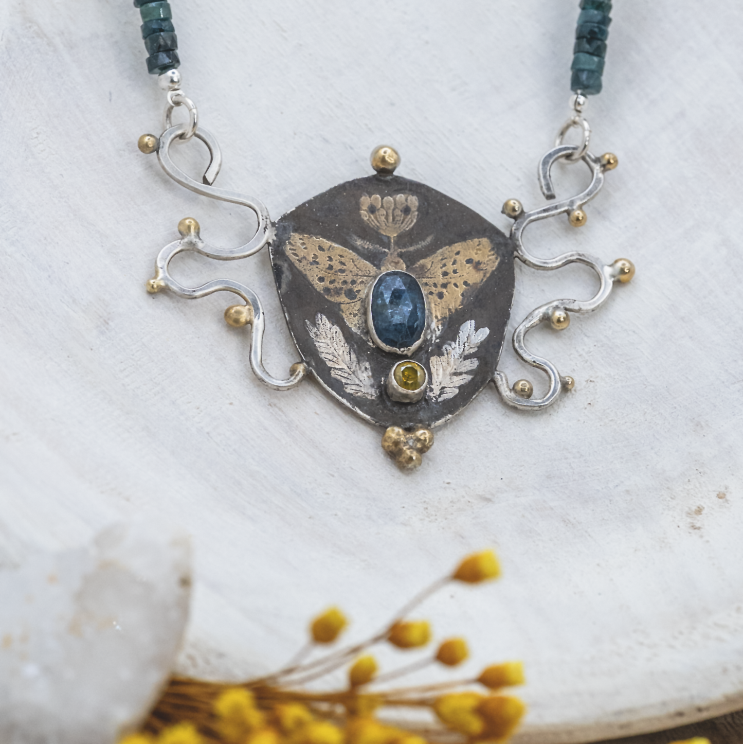 Nouveau Modern Butterfly Necklace