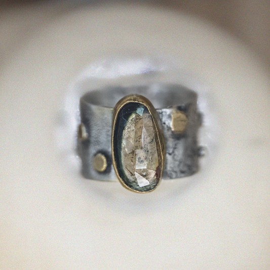 Mosslight Halo Ring