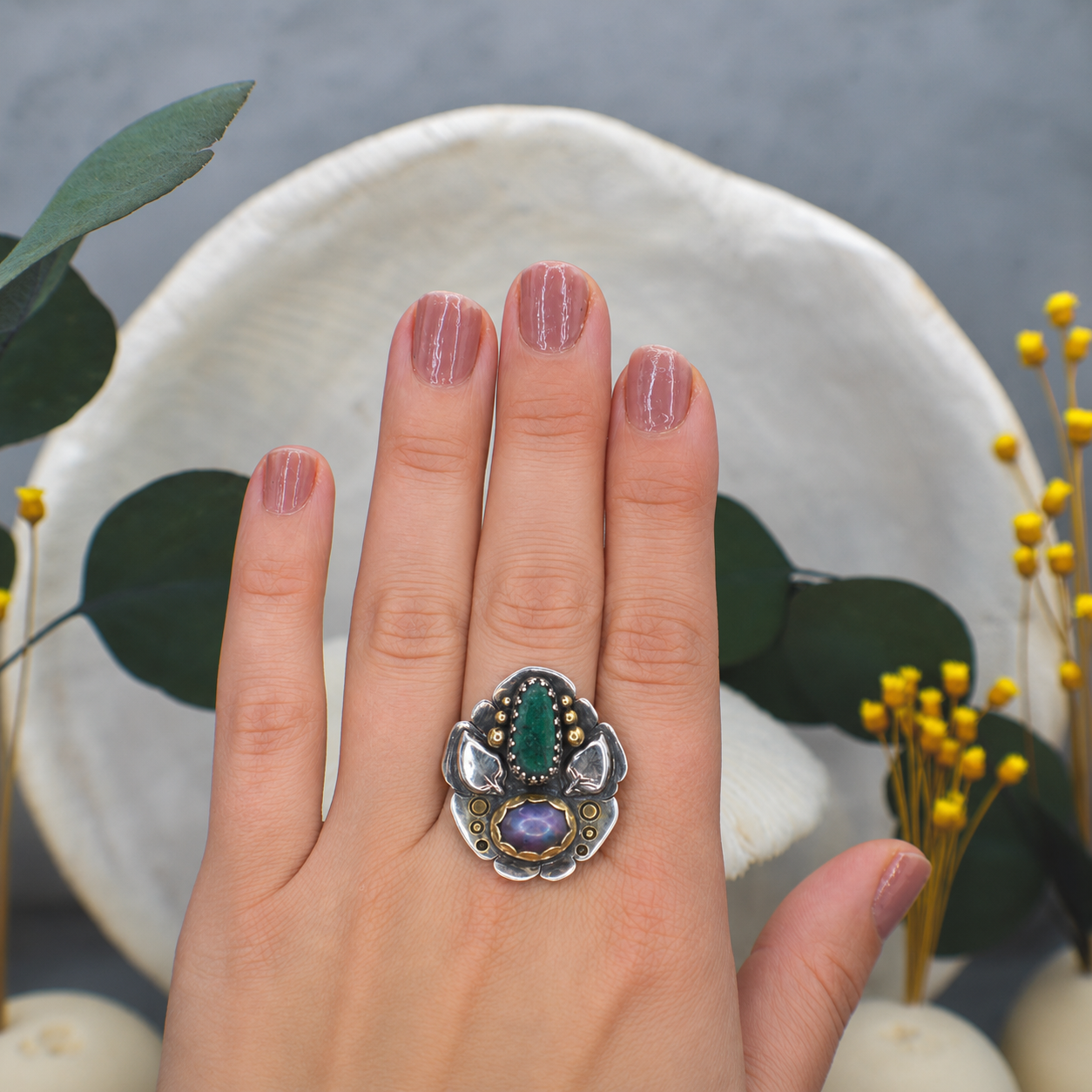 Fire and Earth Ring