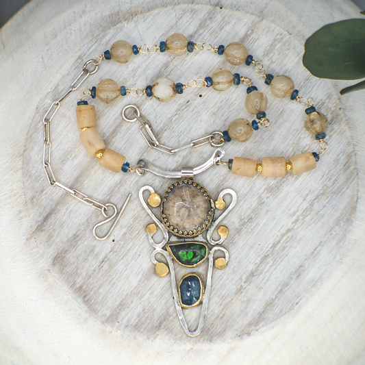 Sediment and Sea Necklace