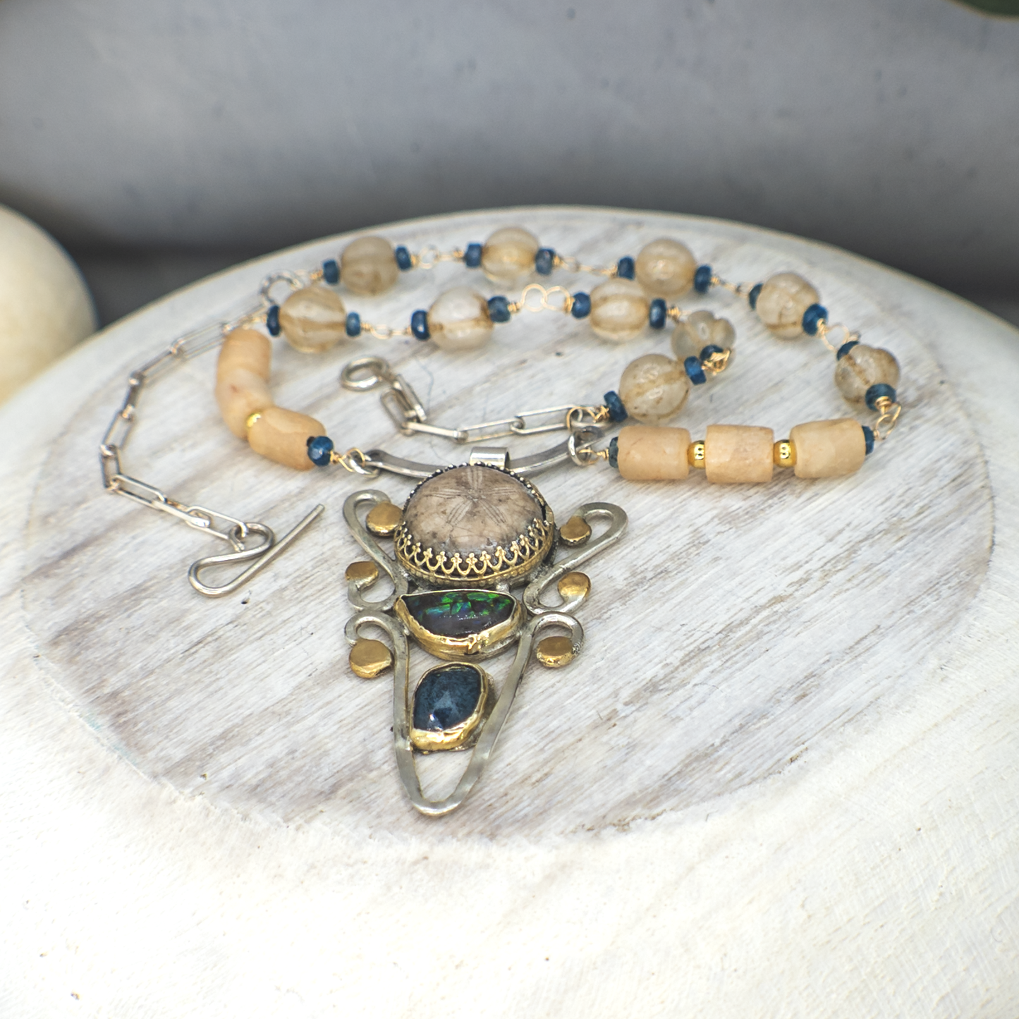 Sediment and Sea Necklace