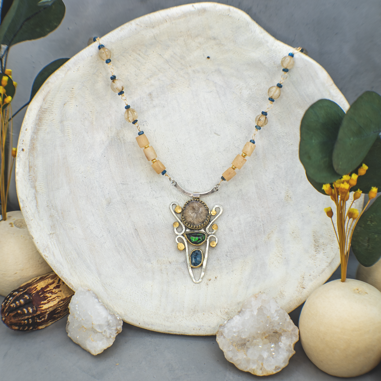 Sediment and Sea Necklace