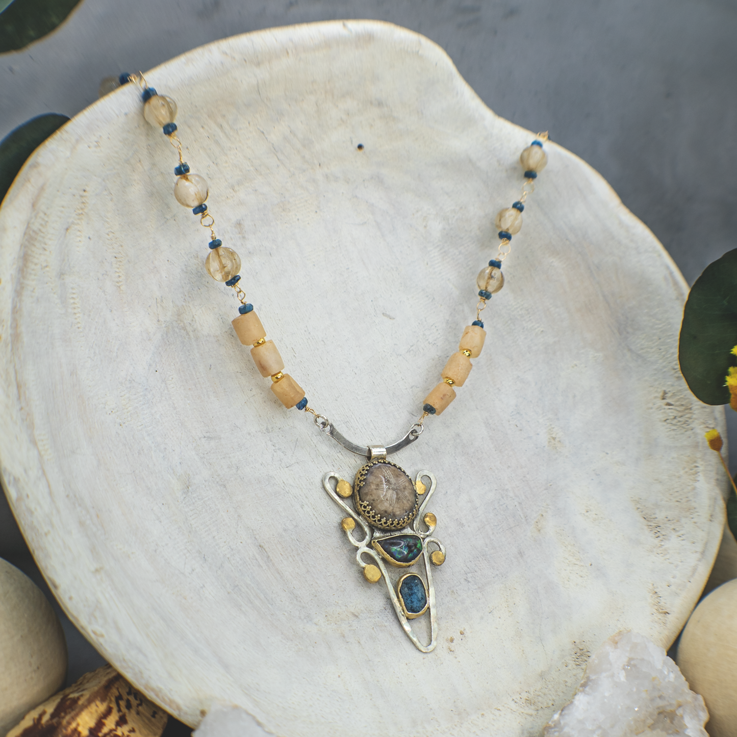 Sediment and Sea Necklace