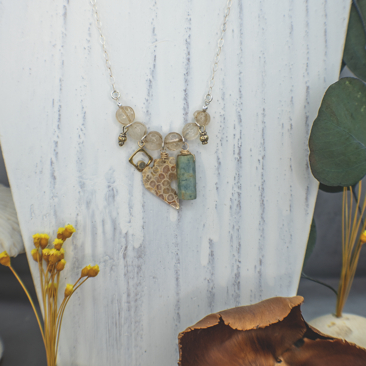 Salt & Sea Assemblage Necklace I