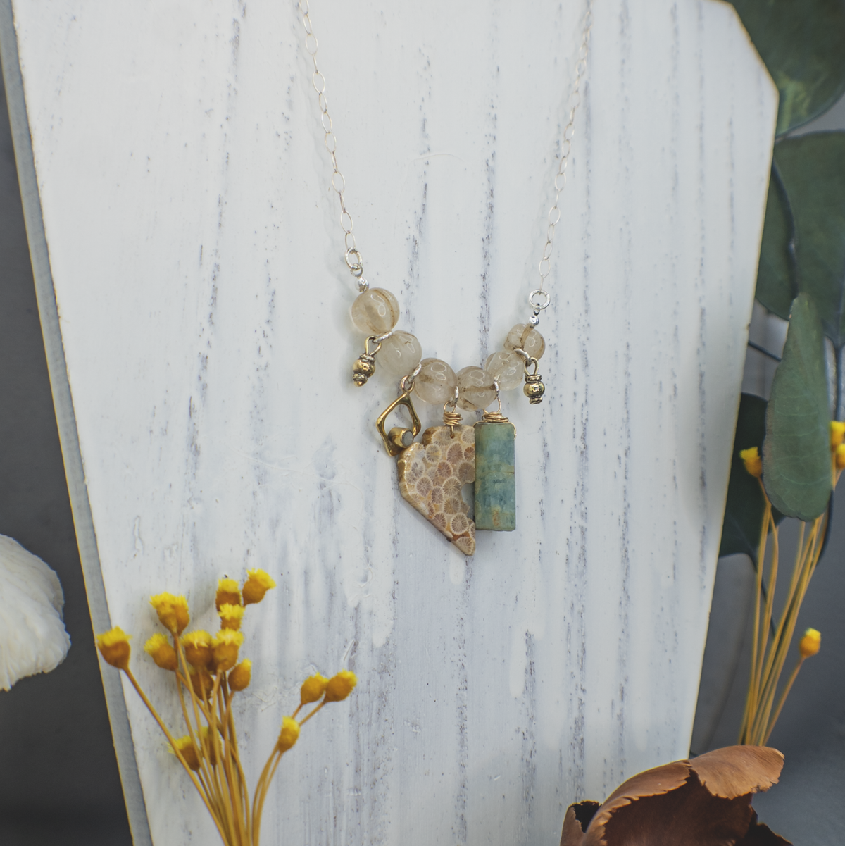 Salt & Sea Assemblage Necklace I