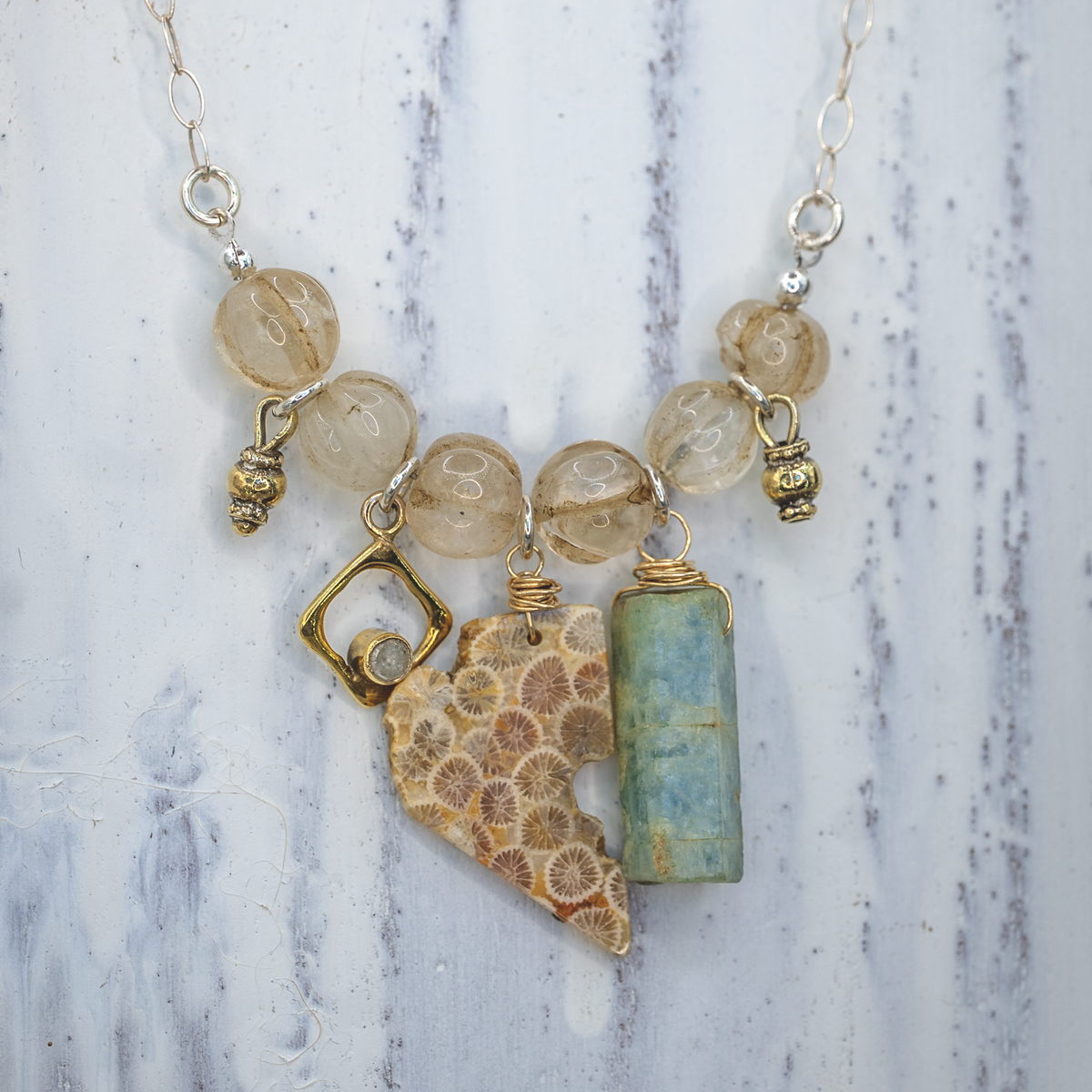 Salt & Sea Assemblage Necklace I