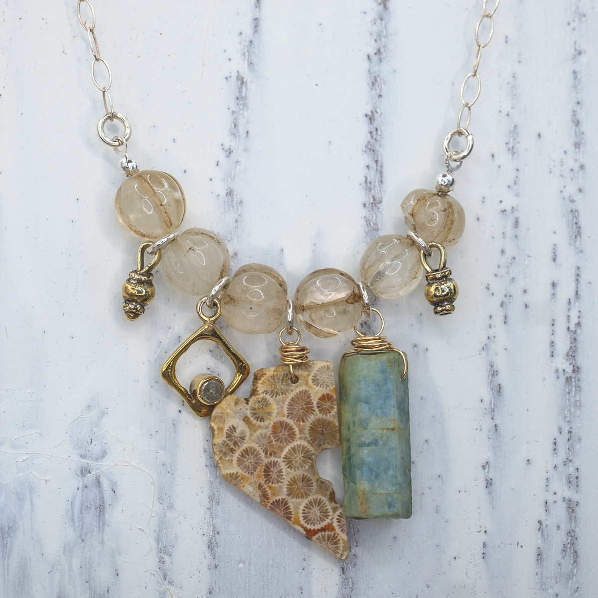 Salt & Sea Assemblage Necklace I