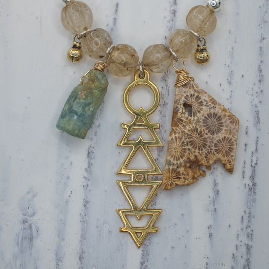 Salt & Sea Assemblage Necklace II