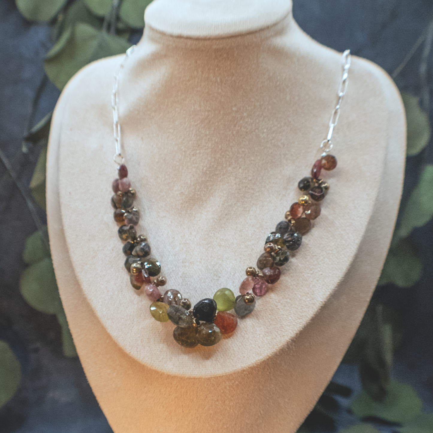 Tourmaline Bunches Necklace