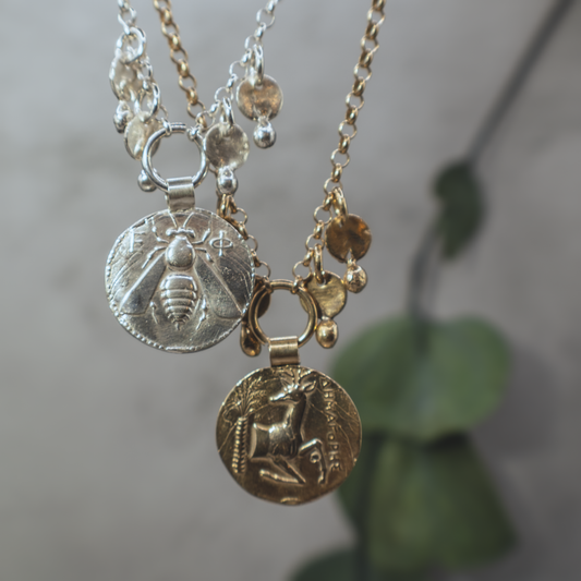 Our Lady Of The Moon - Ancient Artemis Coin Necklace