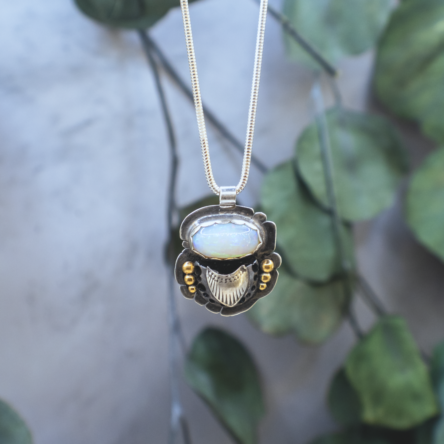 Opal Scarab Necklace II