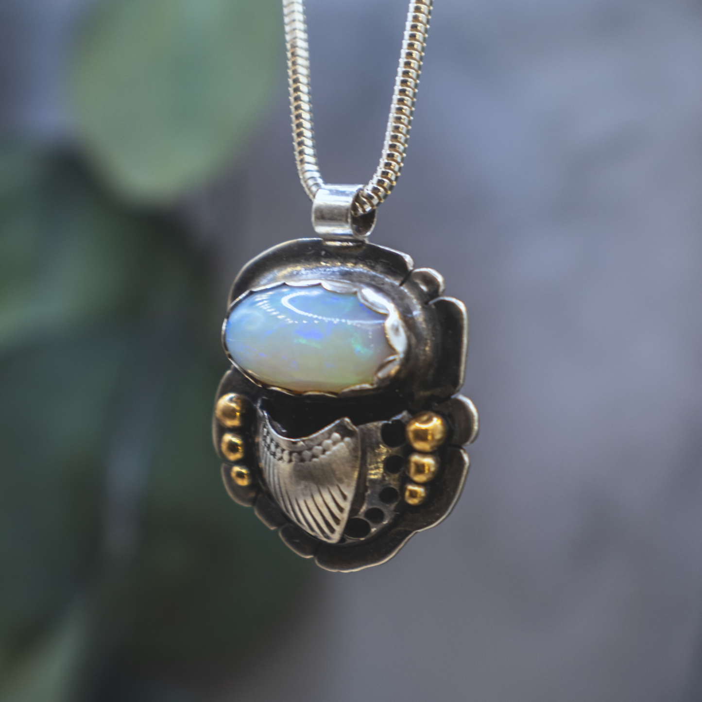 Opal Scarab Necklace II