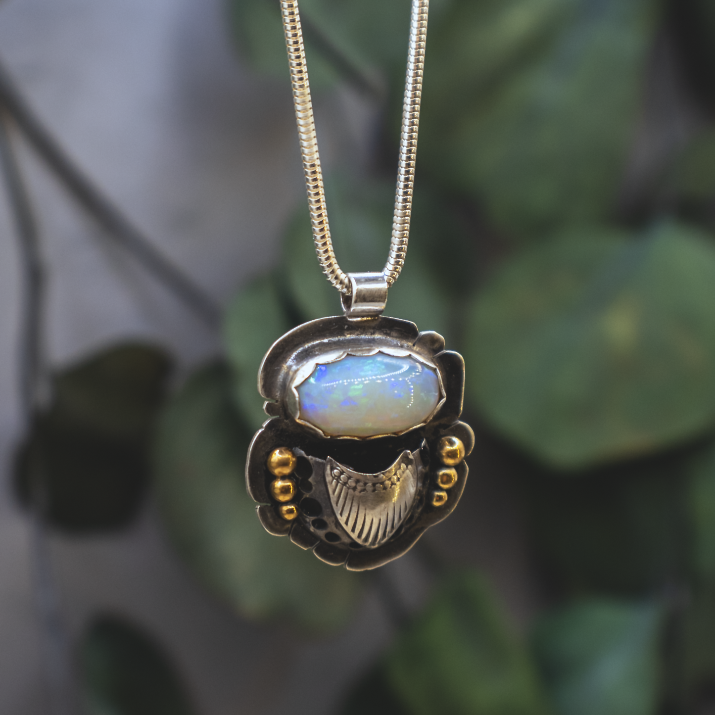 Opal Scarab Necklace II