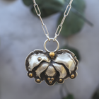 Tattered Butterfly Necklace