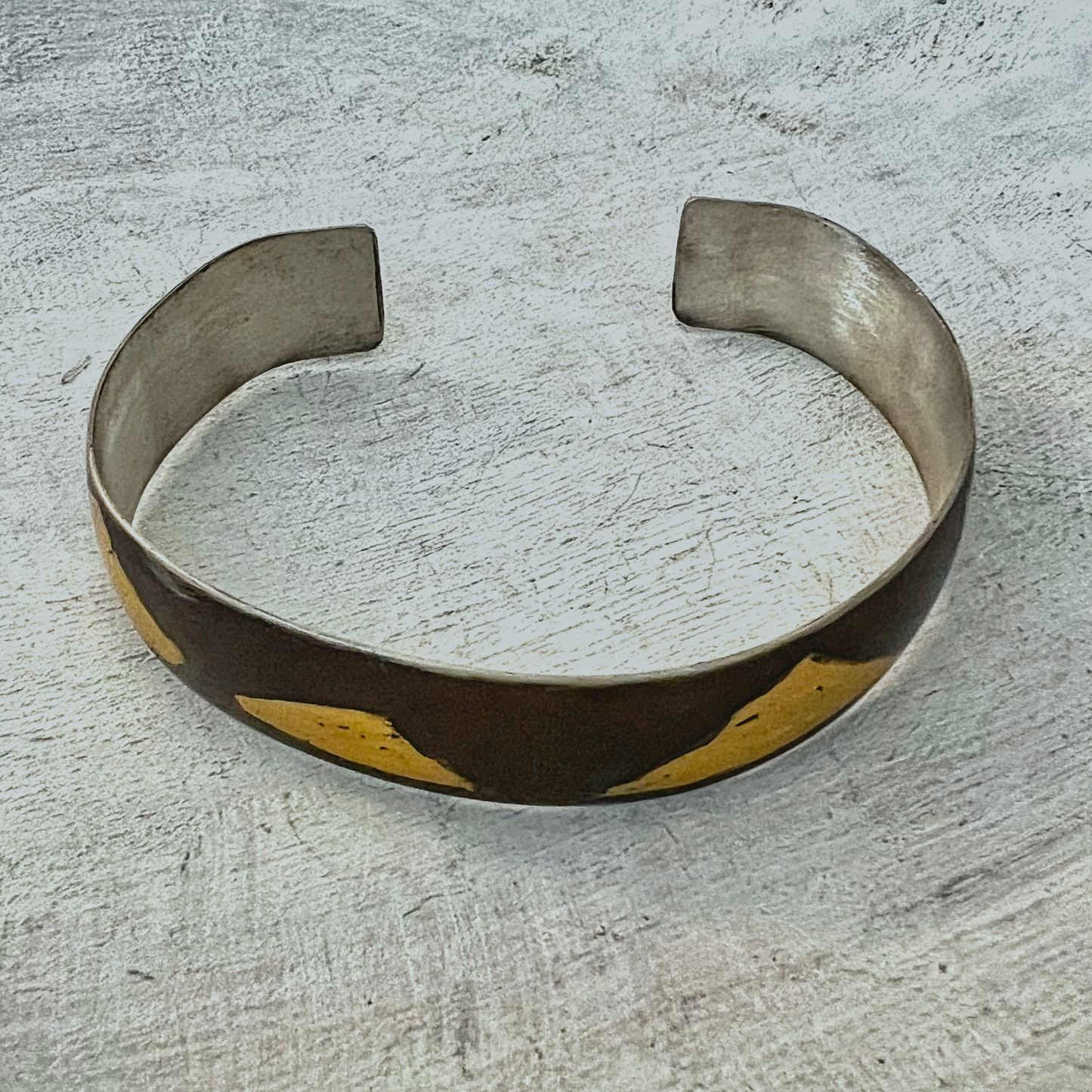 Gold Painted Cuff Large