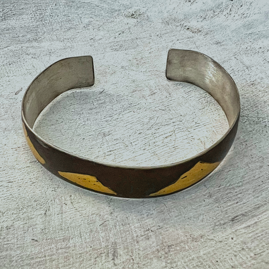 Gold Painted Cuff Large