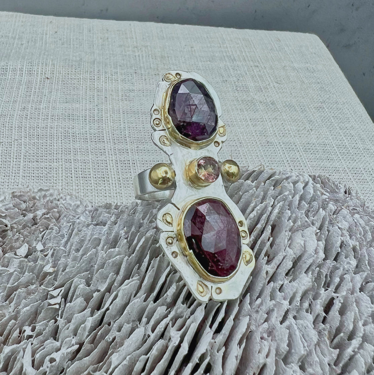 Ruby Lantern Ring