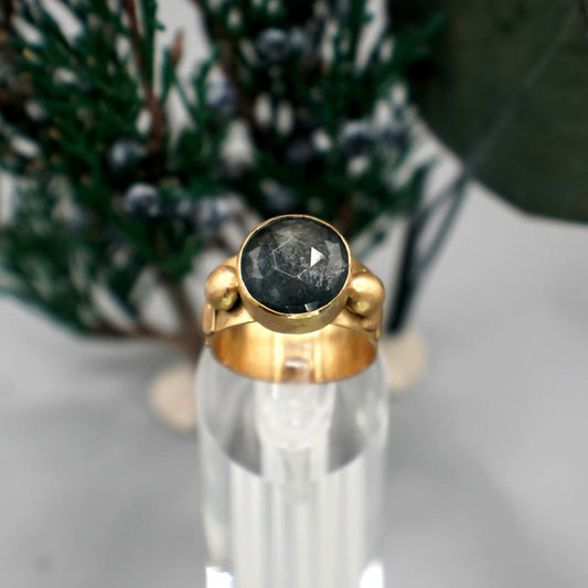 Desert Drop - Tourmaline 18k Gold Vermeil Ring