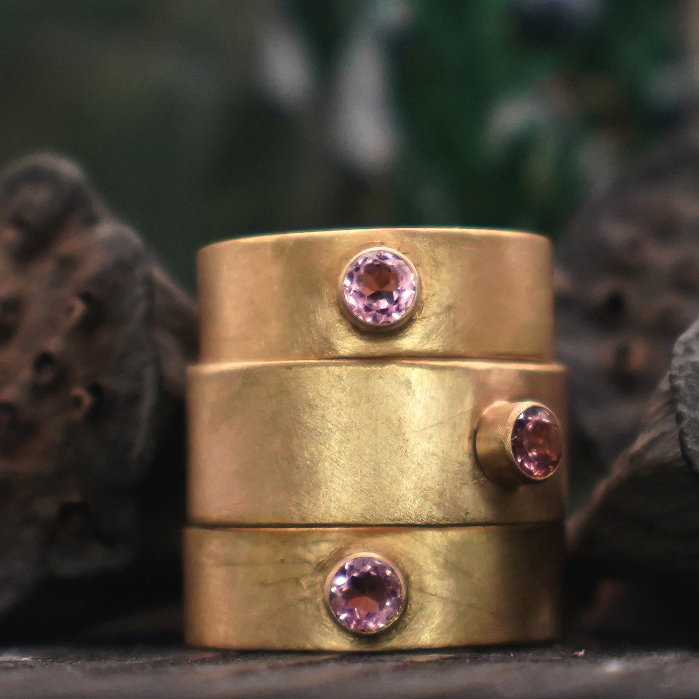 Desert Star - 18k Gold Vermeil Tourmaline Ring